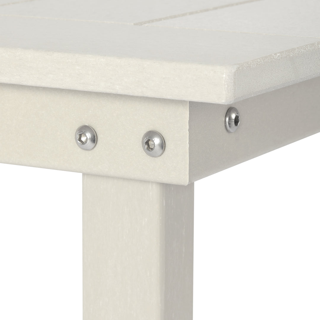 Malibu 65" Outdoor Patio Trestle Dining Bench