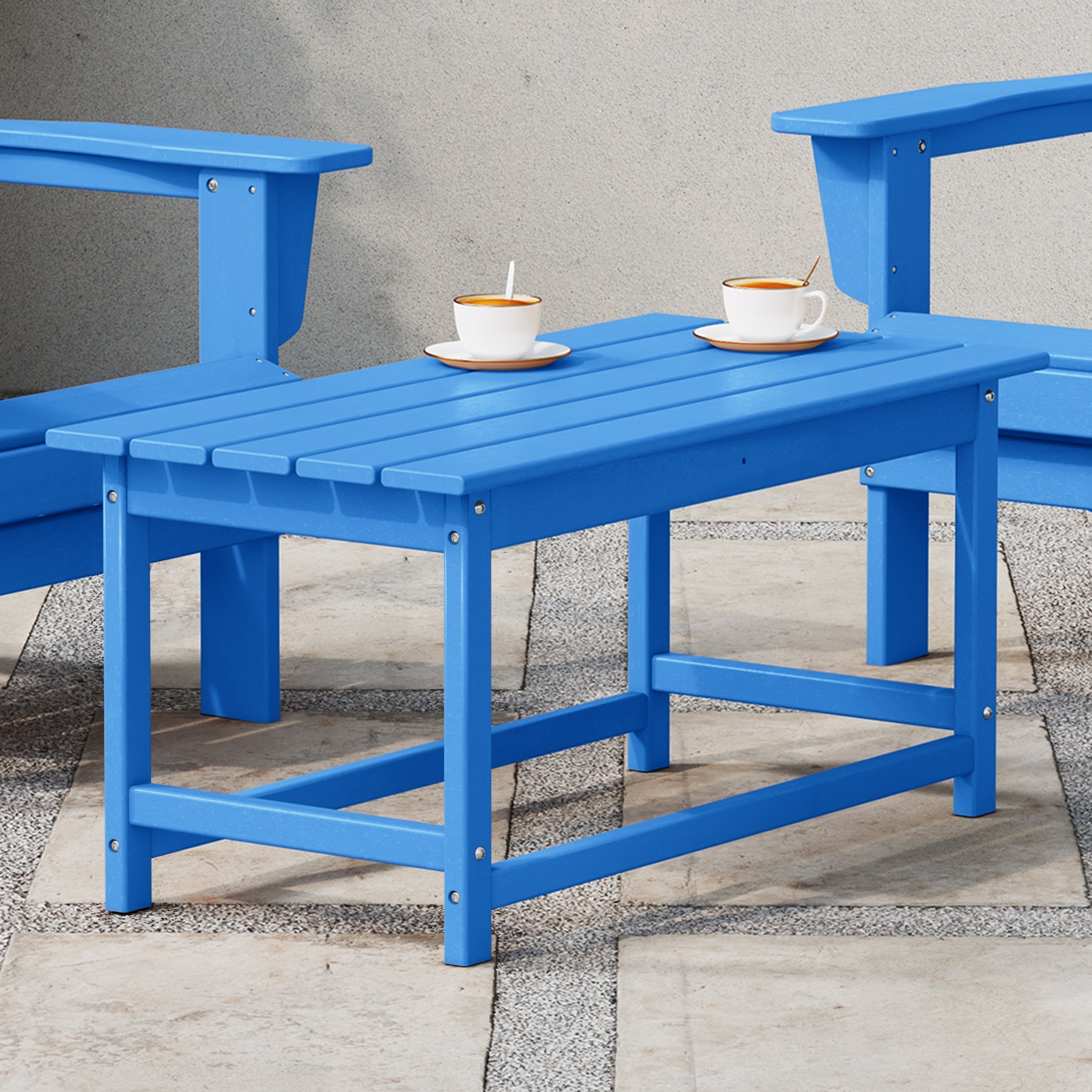Malibu 35" length outdoor Coffee table for Adirondack chair