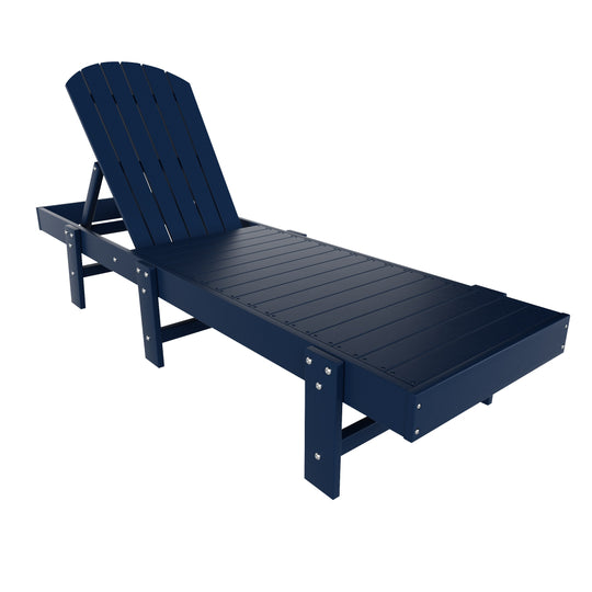 Dylan Adirondack Poly Reclining Chaise Lounge