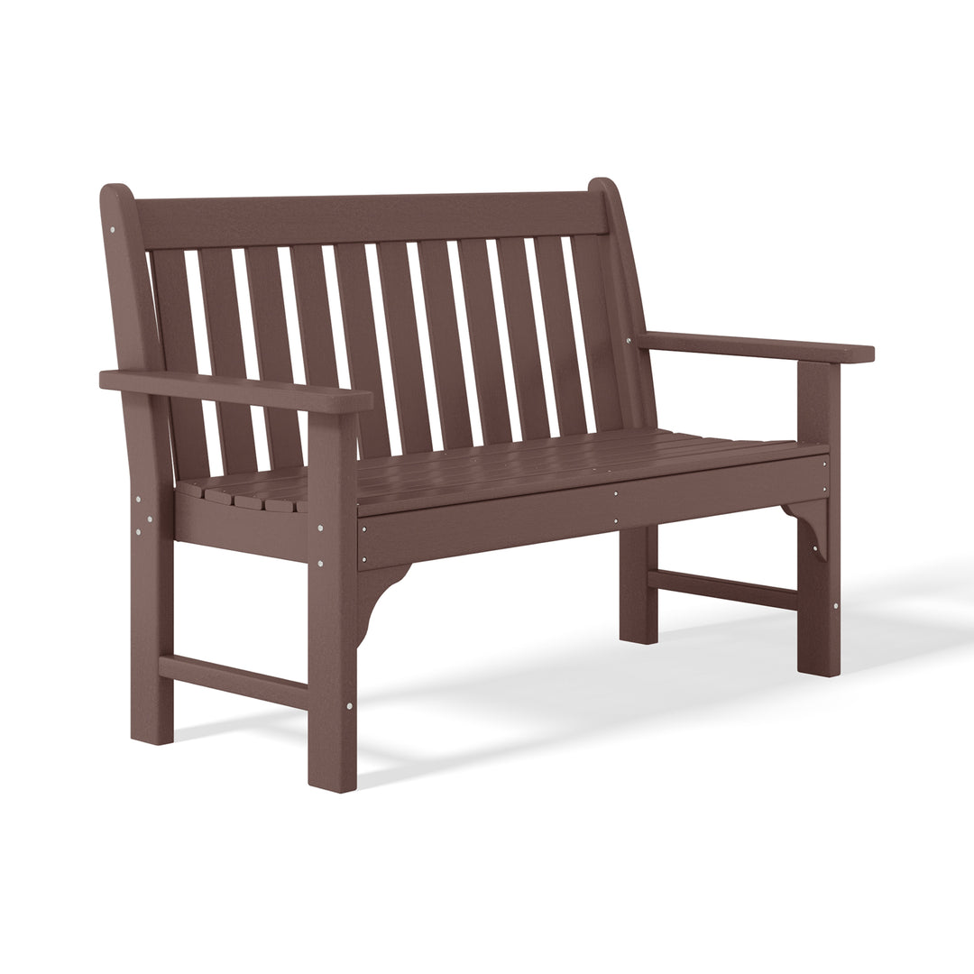 Malibu 3-Piece HDPE Outdoor Patio Furniture Couch and Coffee Table Set
