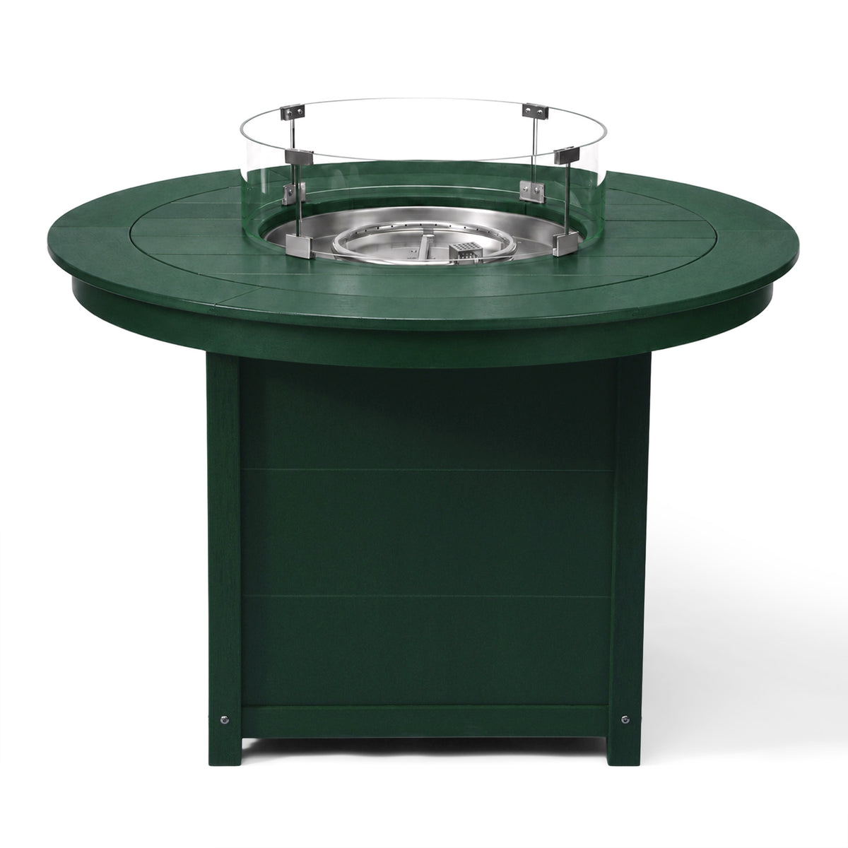Helios 47" Modern Outdoor Patio Propane Gas Round Fire Pit Table