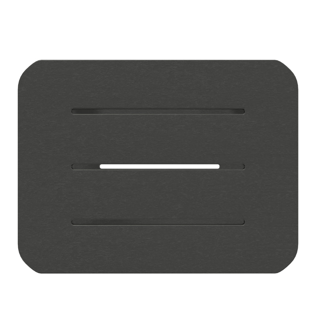 Aruba 2-Tier Outdoor HDPE Modern Adirondack Square Patio Side Table