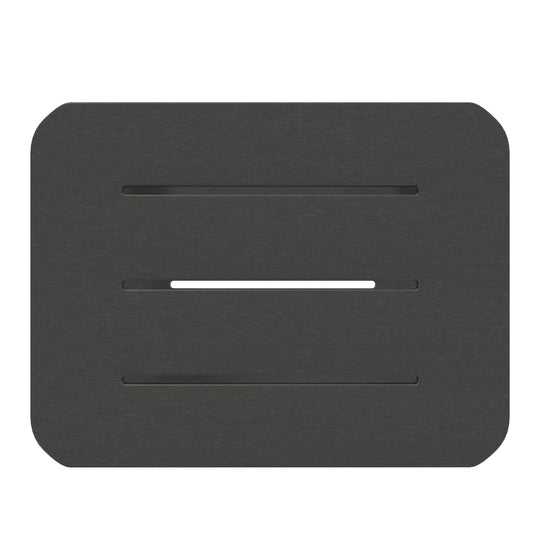 Aruba 2-Tier Outdoor HDPE Modern Adirondack Square Patio Side Table