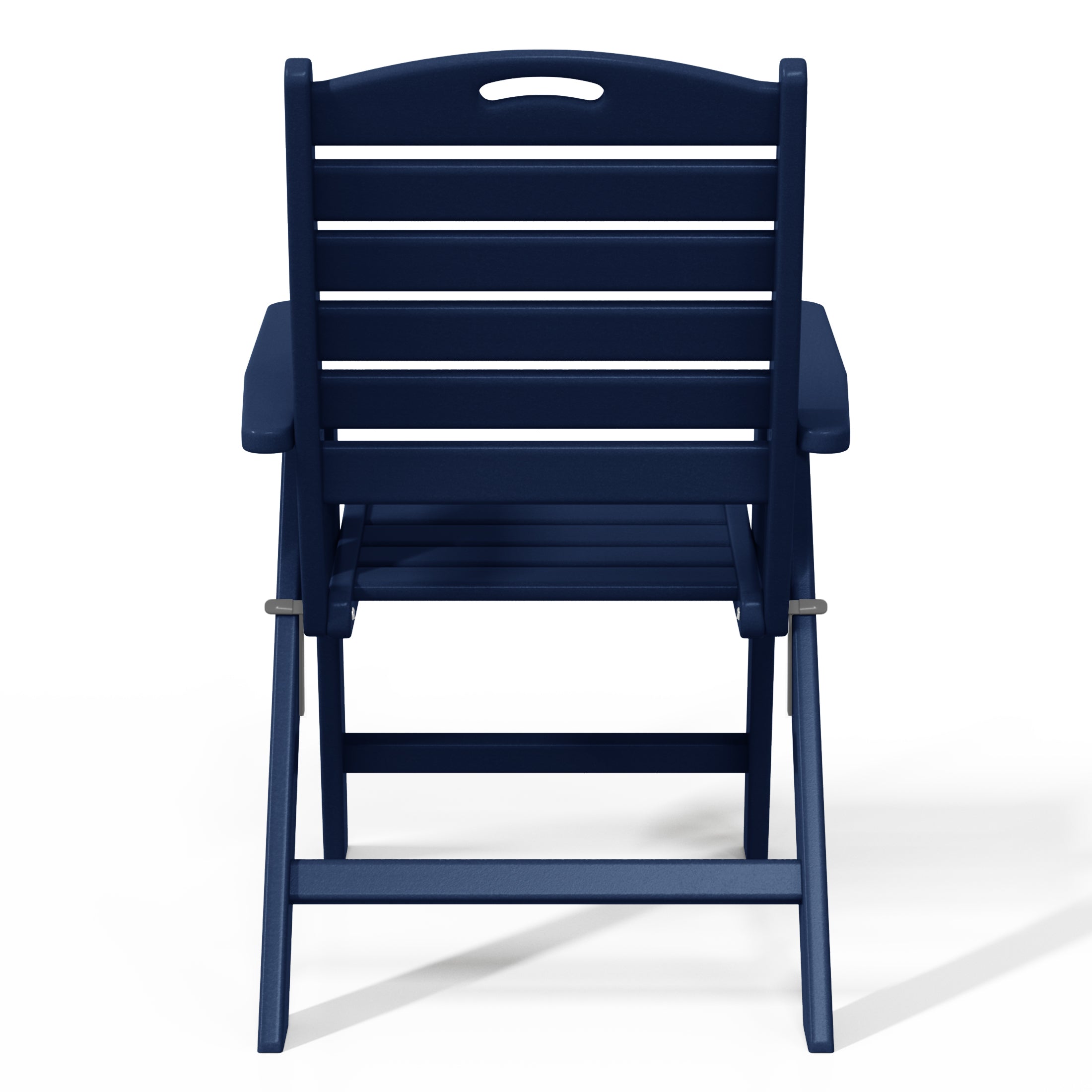 Malibu HDPE Adjustable Highback Folding Patio Dining Chair