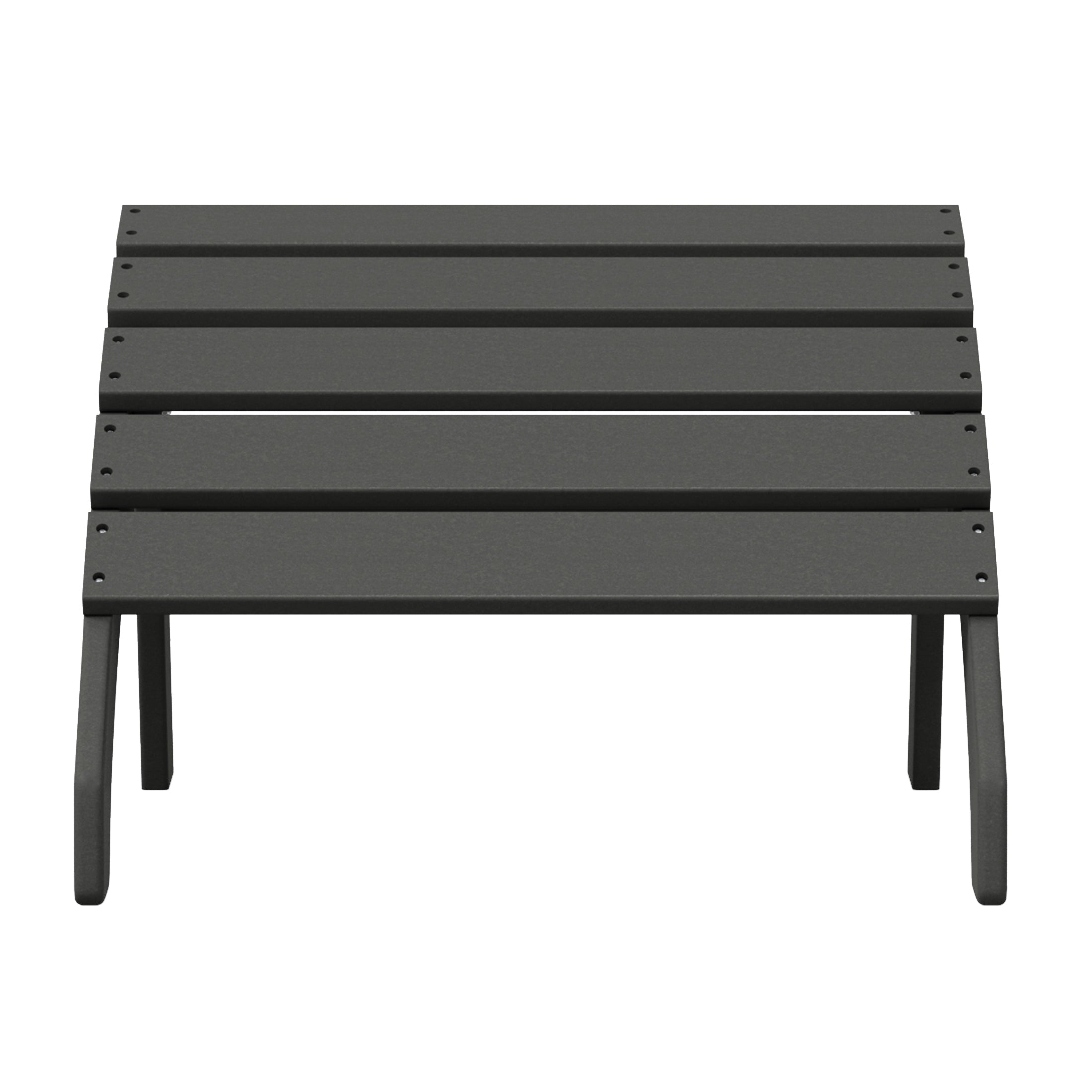Dylan Outdoor Patio HDPE Adirondack Ottoman Footrest