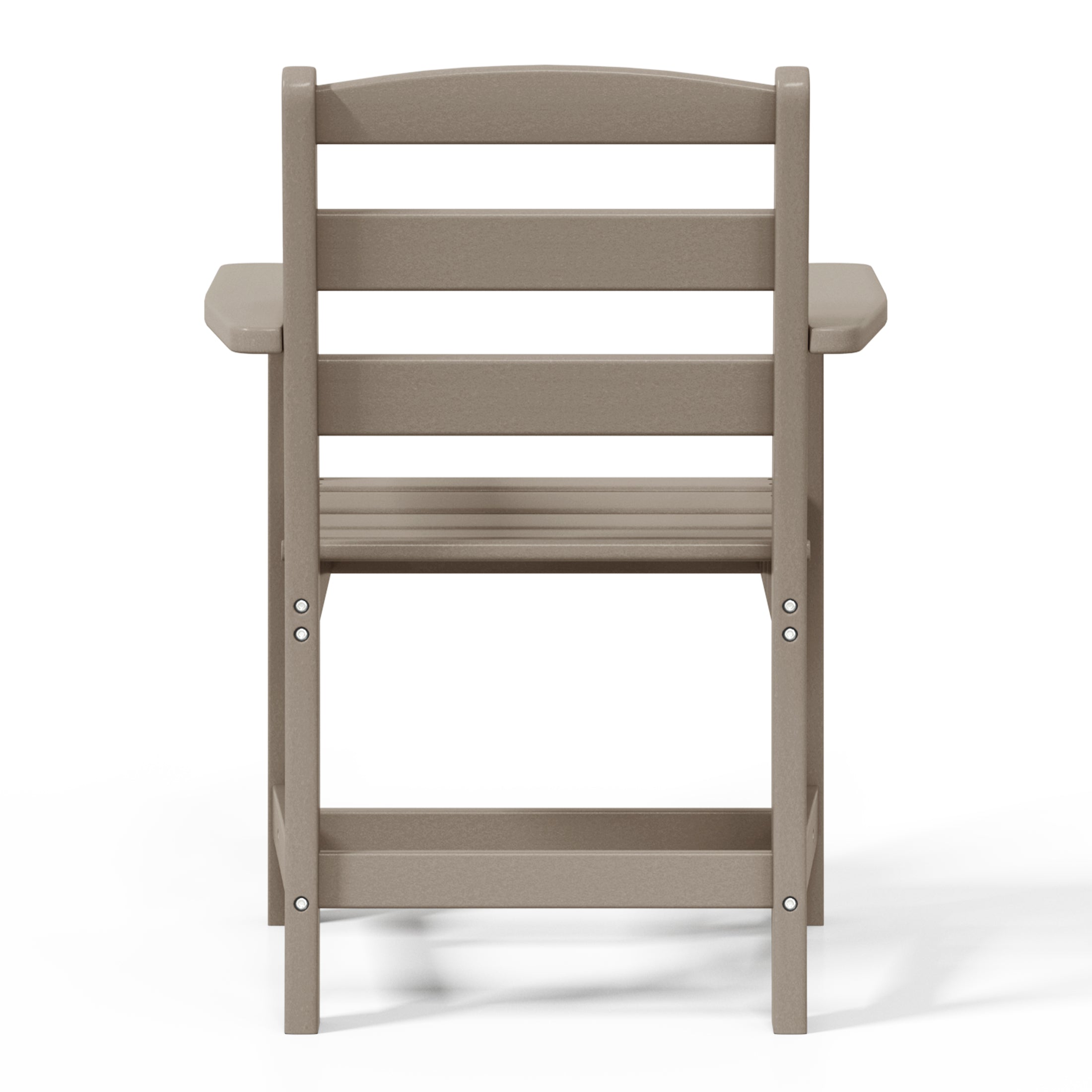 Ashore Outdoor HDPE Patio Classic Dining Arm Chair