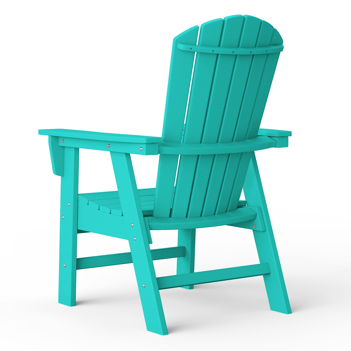 Dylan Outdoor Patio Shell-back Adirondack Dining Chair Weather Resistant