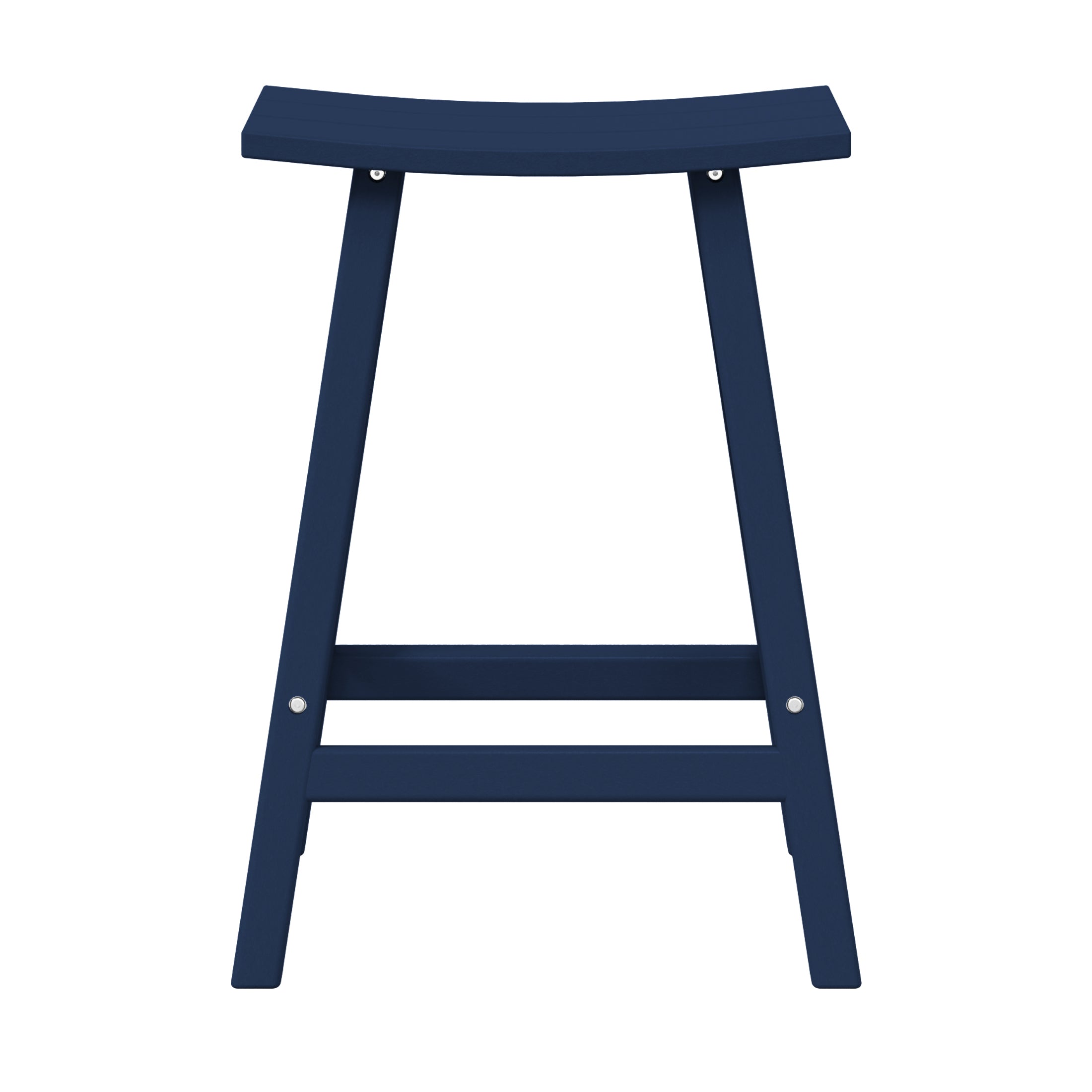 Malibu 24" HDPE Outdoor Patio Counter Height Bar Stool