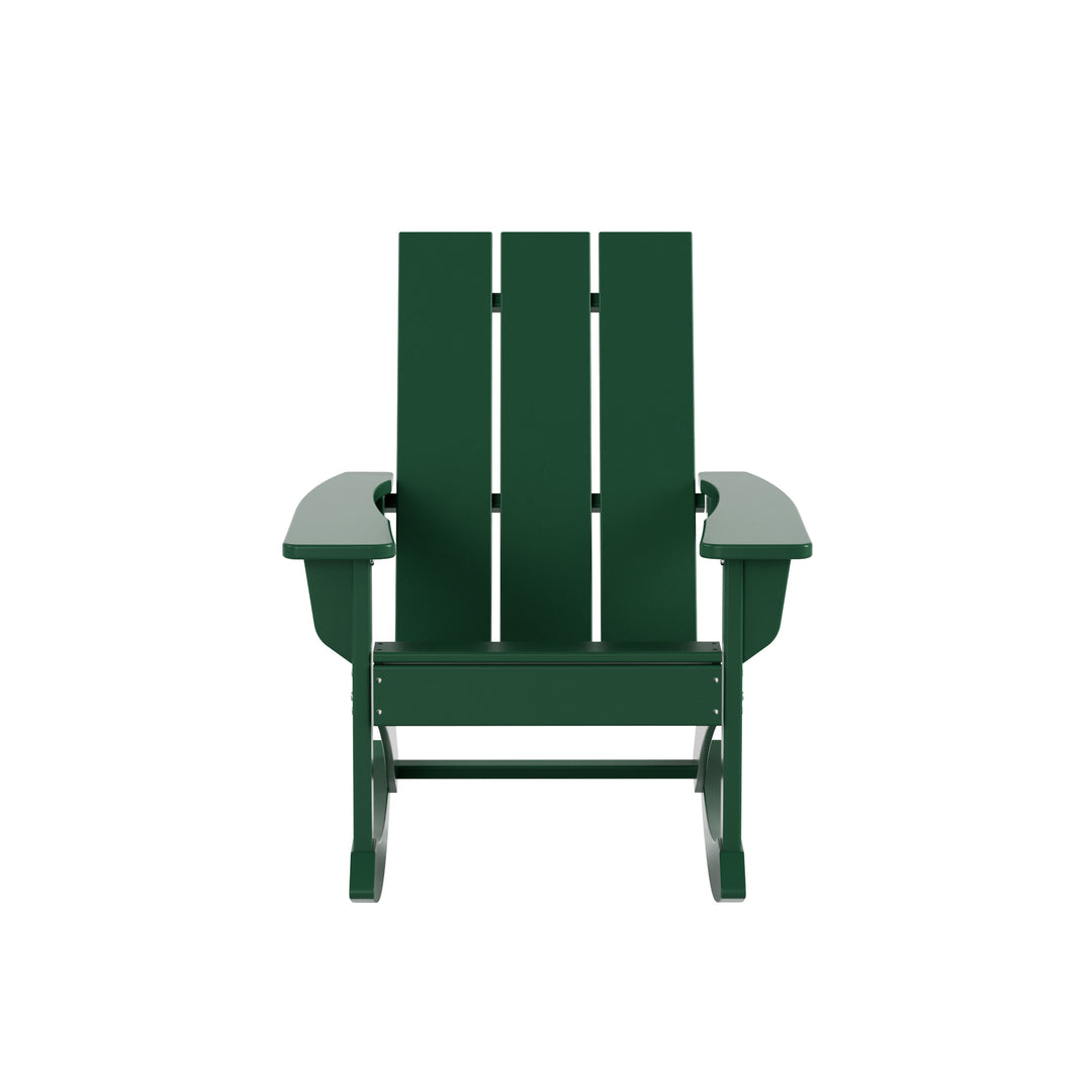 Ashore Outdoor Patio Modern Adirondack Rocking Chair