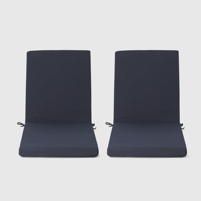 Solace Outdoor Chaise Lounge Chair Cushions (Set of 2)