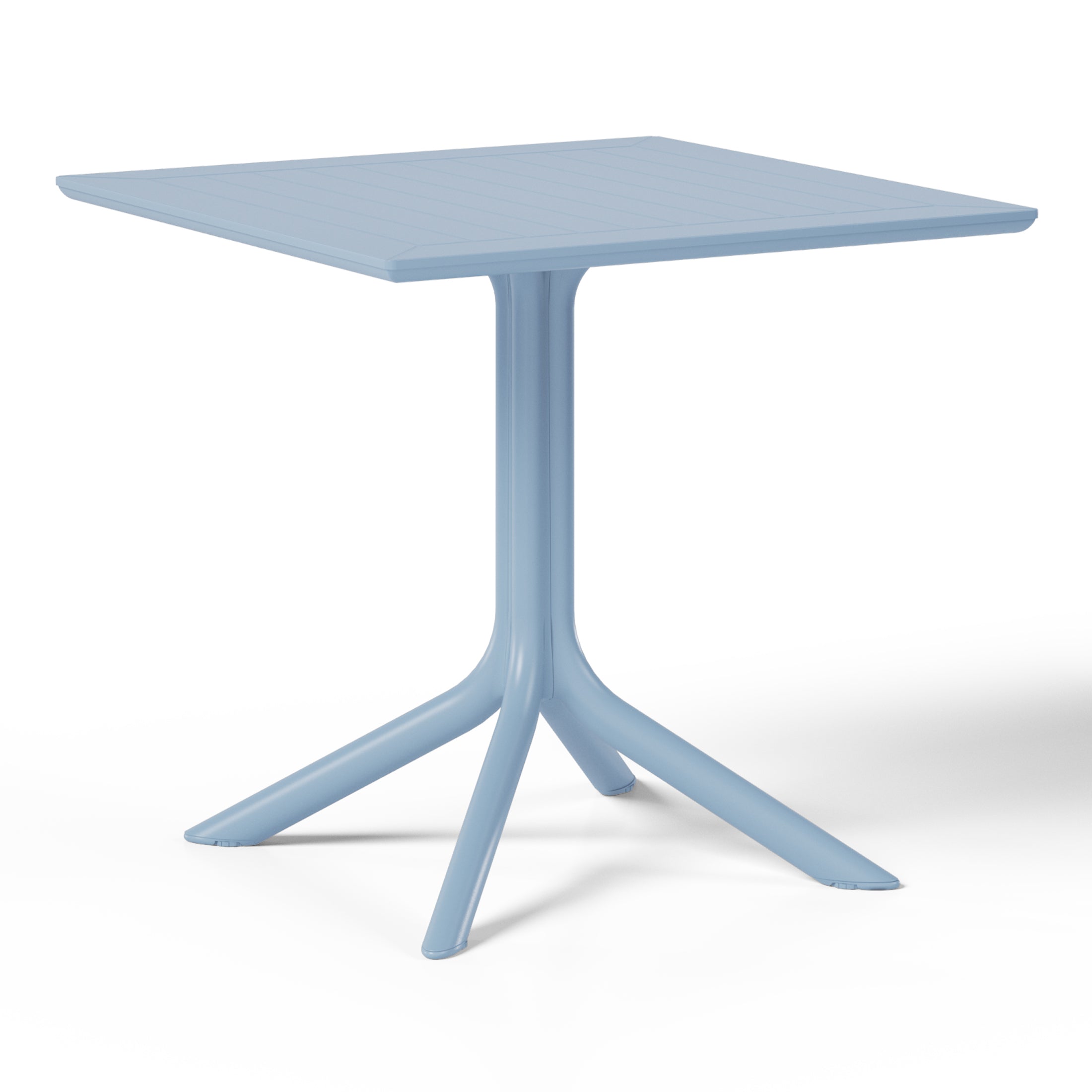 Playa 31.5" Square Outdoor Plastic Resin Patio Dining Table for 4
