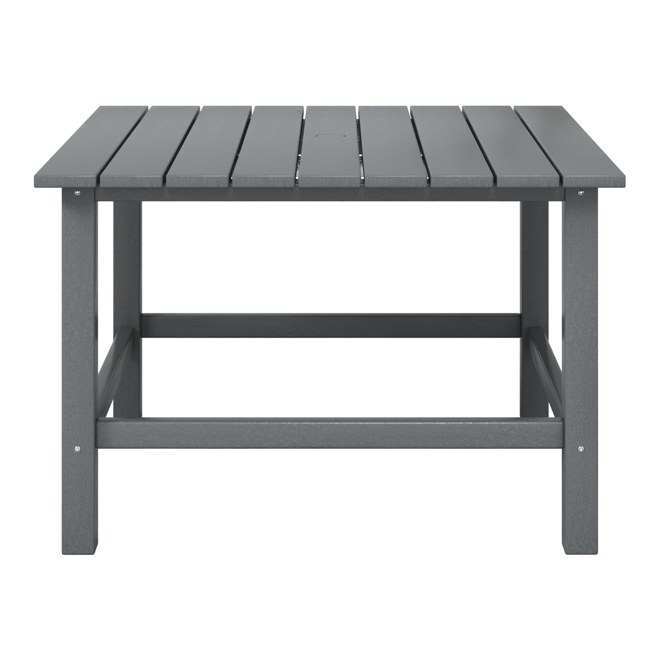 Malibu Kids Outdoor Patio Furniture HDPE 30" Wide Square Dining Table