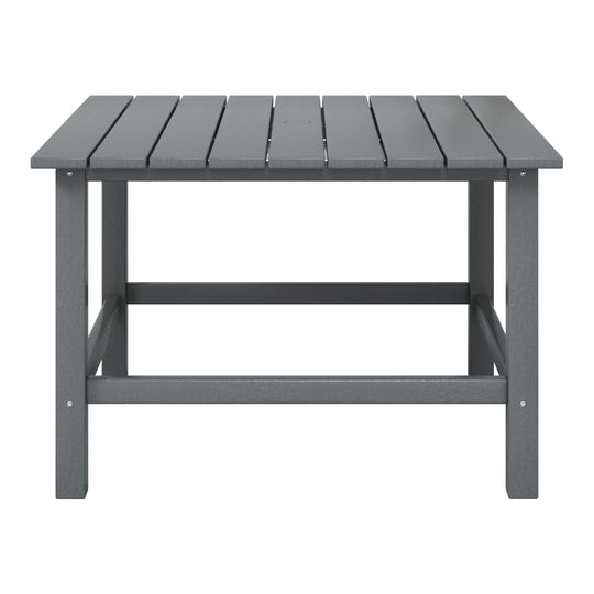 Malibu Kids Outdoor Patio Furniture HDPE Square Dining Table