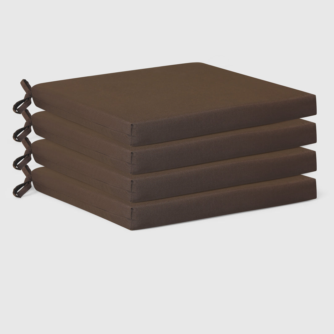 Solace Outdoor Patio Kitchen Dining Chair Seat Cushions Set of 4