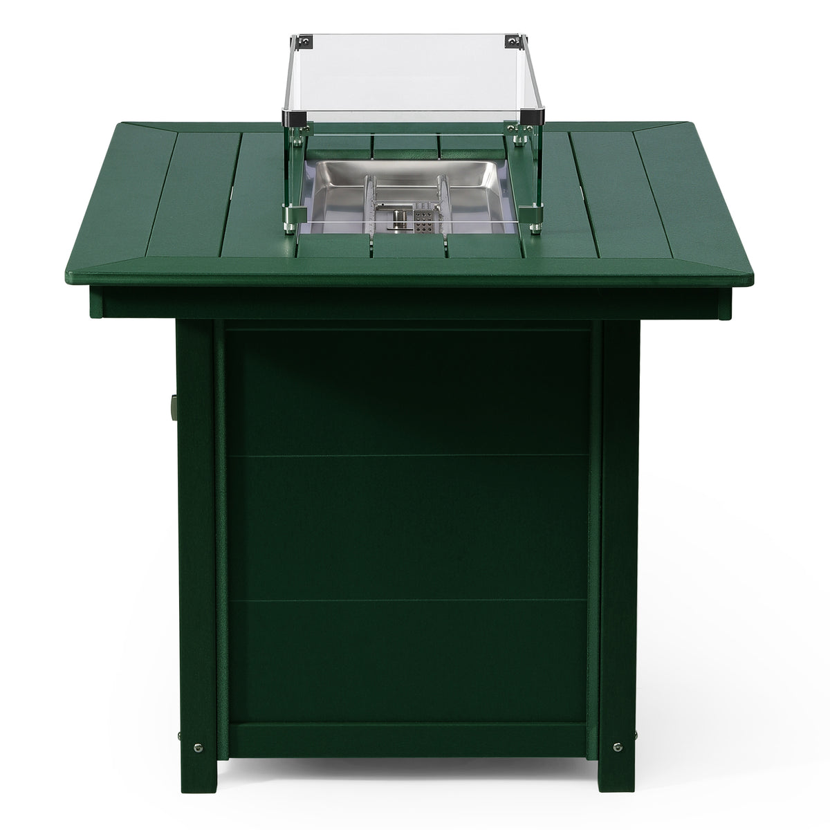 Helios 46" Modern Outdoor Patio Gas Propane Rectangular Fire Pit Table
