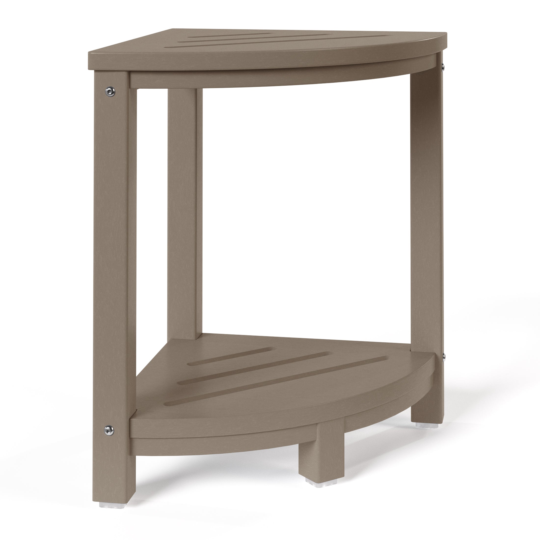 Sage HDPE Plastic Waterproof Shower Corner Bench
