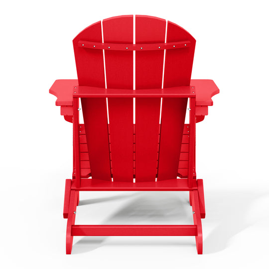 Malibu 3-Piece set Outdoor / Patio Poly Adirondack chair set with a side table ( 2 seater )