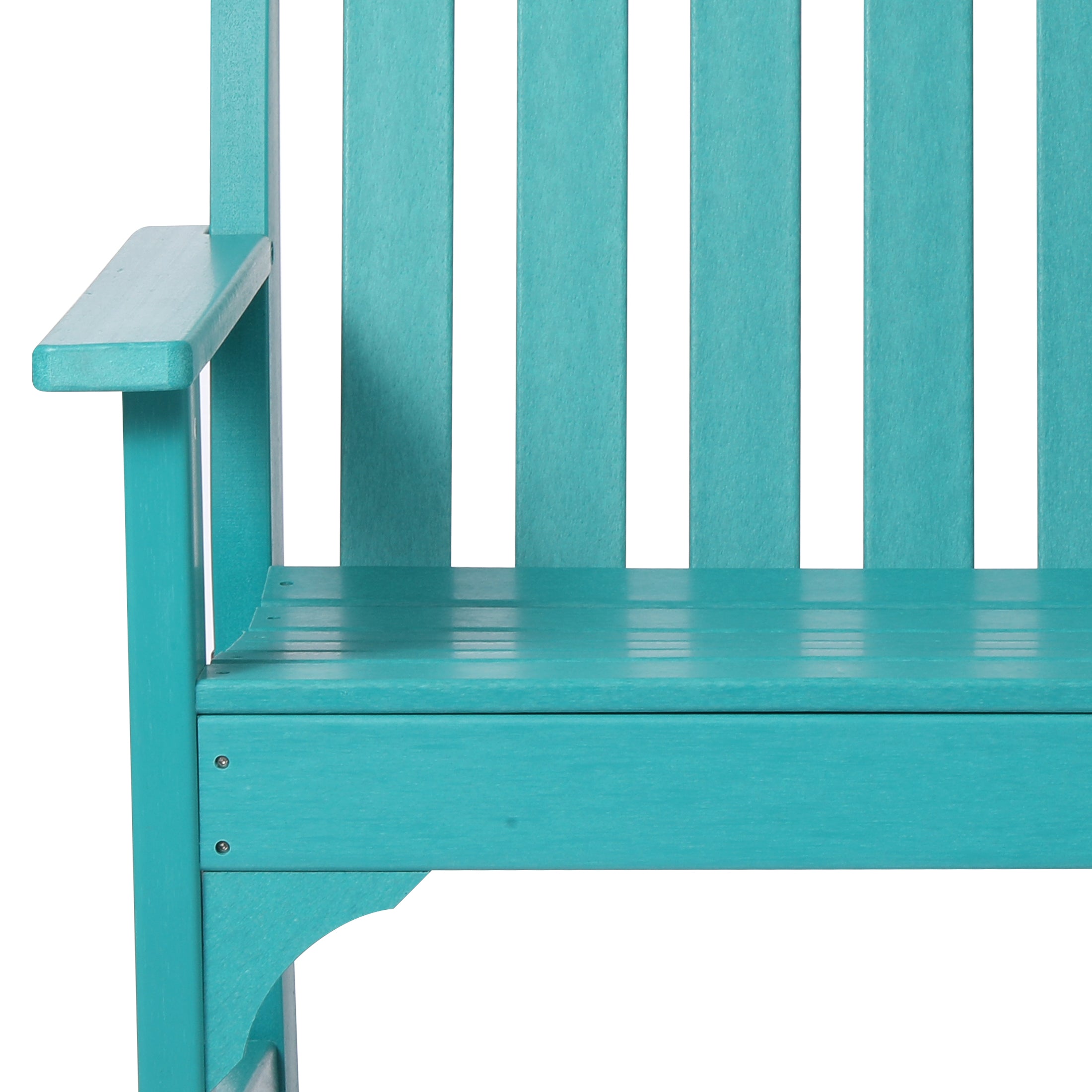 Malibu 5-Piece HDPE Outdoor Patio Furniture Couch and Rocking Chair Set