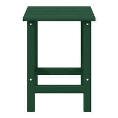 Malibu 14" square outdoor Side table for Adirondack chair