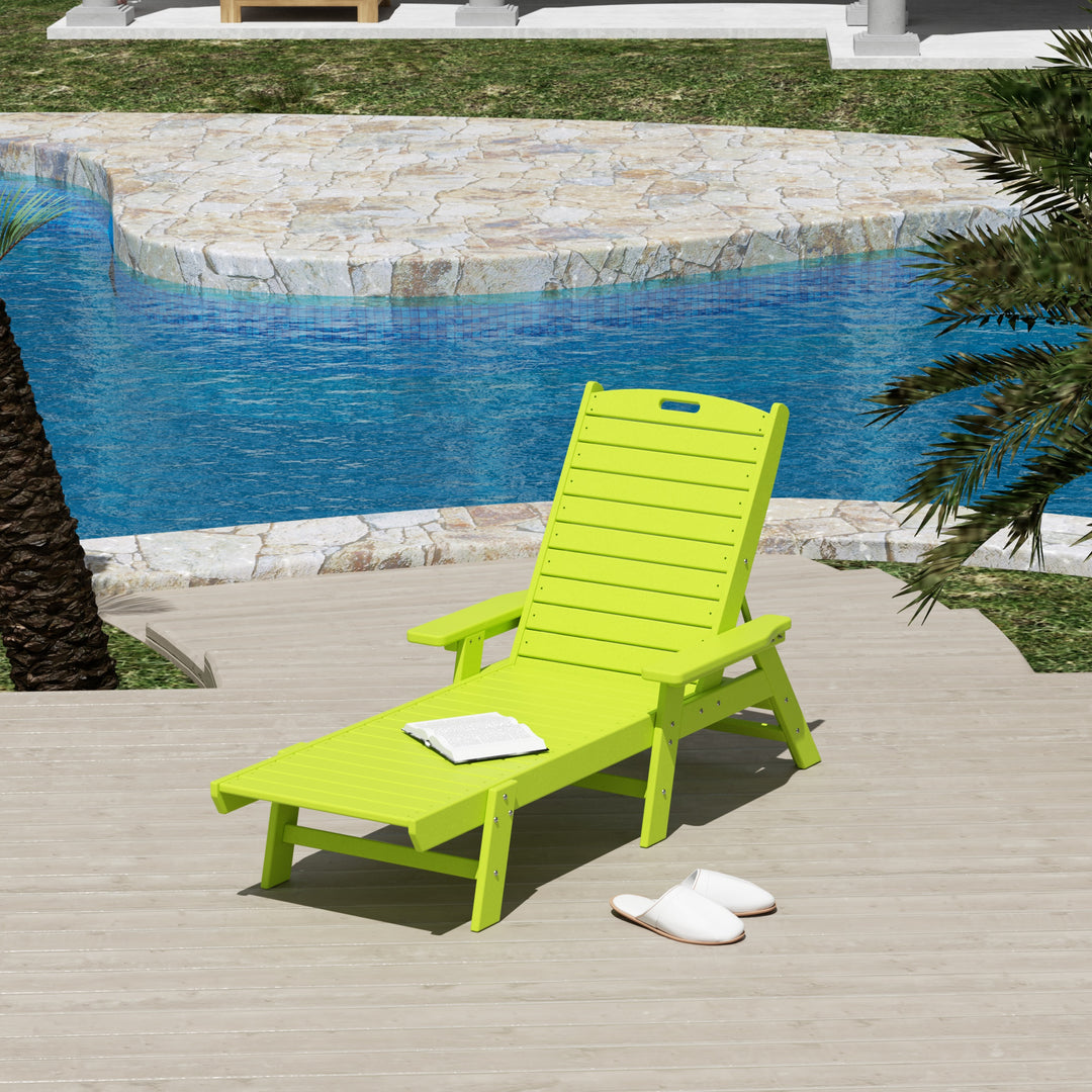 Malibu Poly Reclining Chaise Lounge