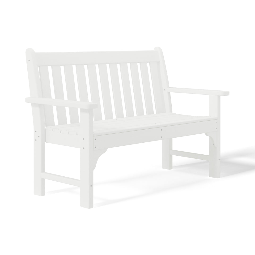Malibu 3-Piece HDPE Outdoor Patio Furniture Couch and Coffee Table Set