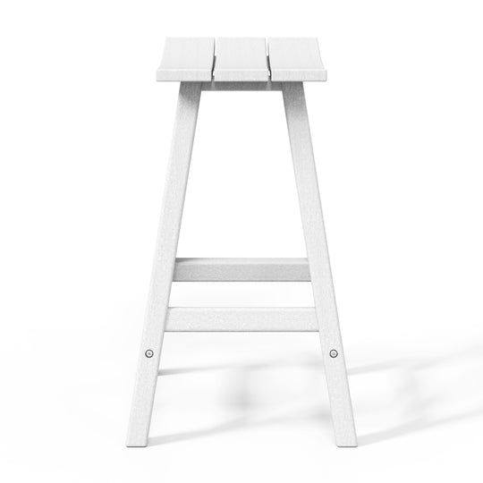 Malibu 24" HDPE Outdoor Patio Counter Height Bar Stool