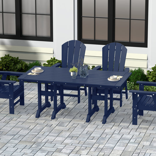 Malibu 71" Outdoor Patio Dining Table