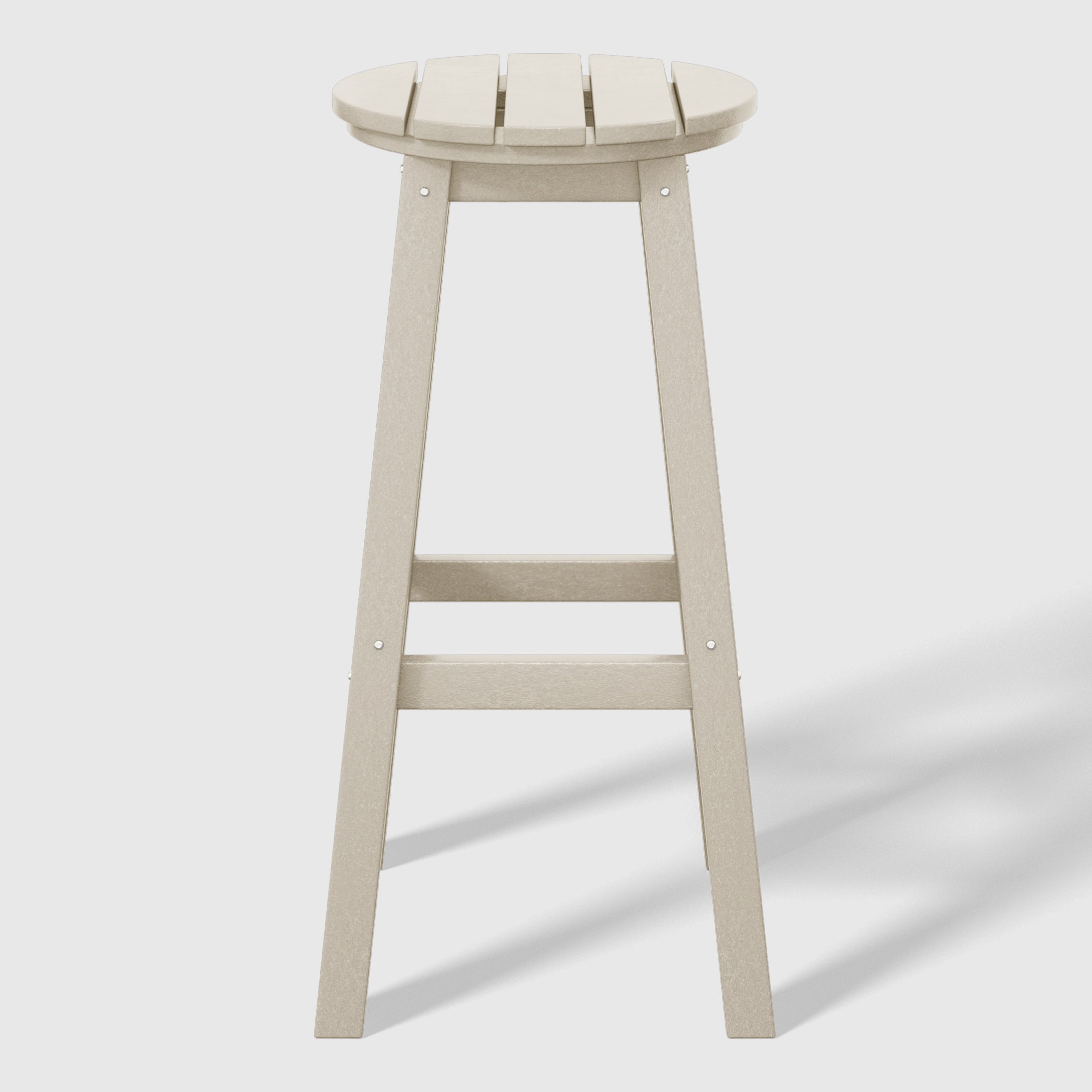 Malibu 29" HDPE Outdoor Patio Round Bar Stool