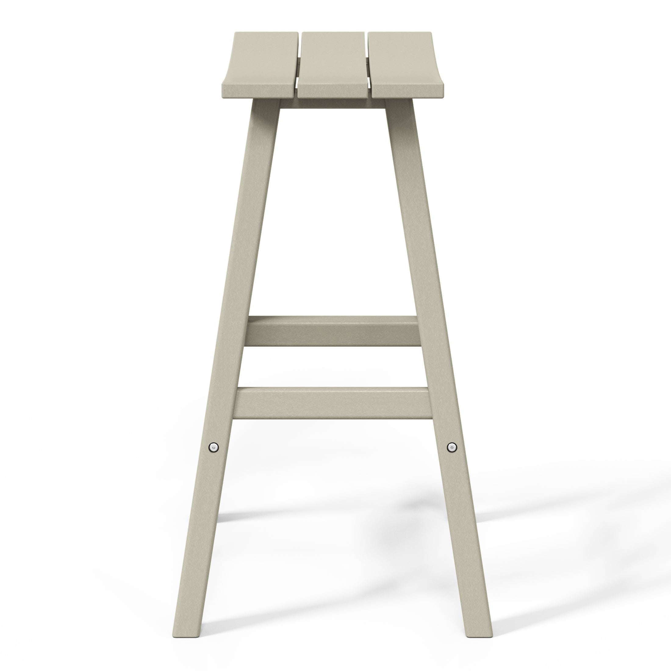 Malibu 29" HDPE Outdoor Patio Bar Height Bar Stools (Set of 2)