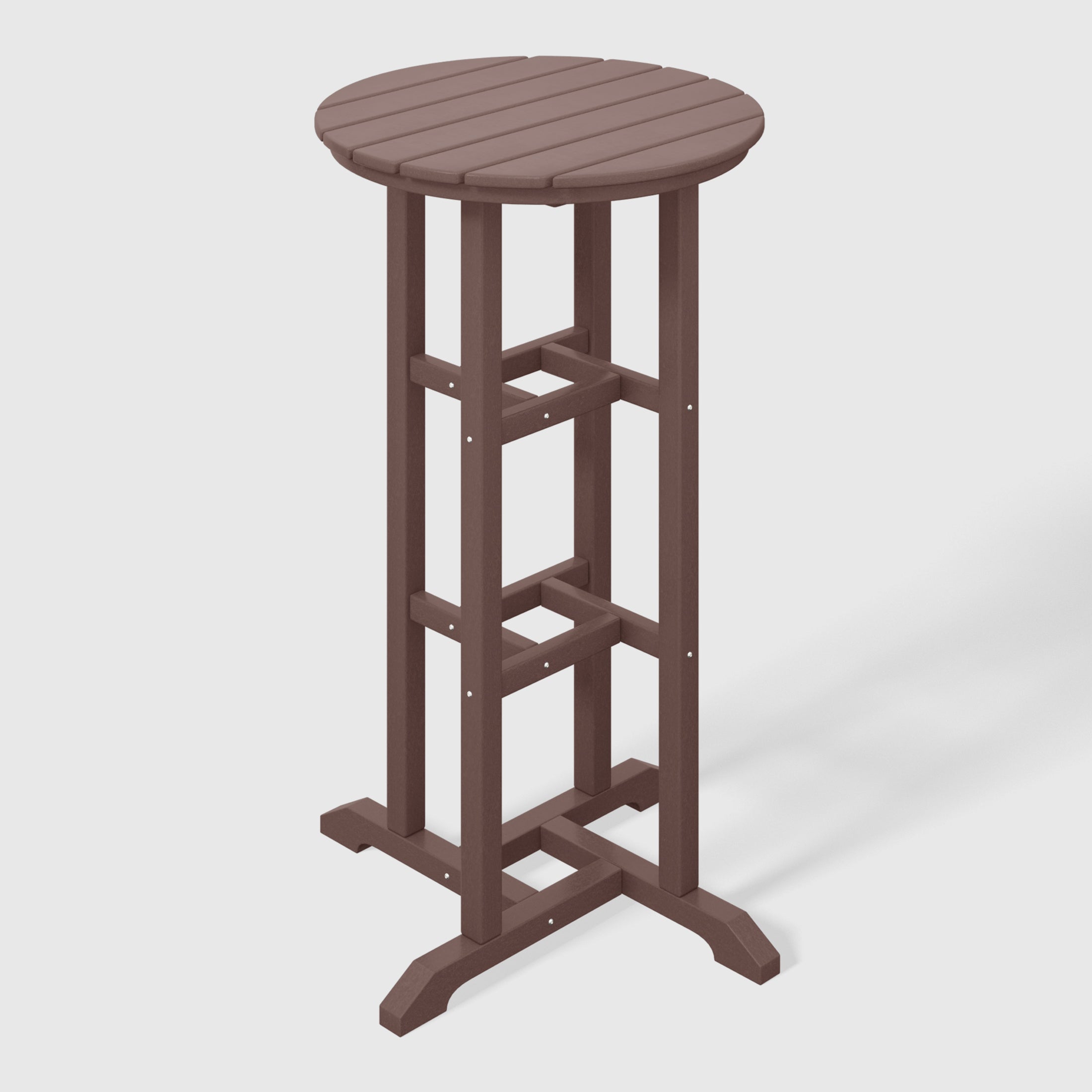 Malibu 42" Counter Height Round Outdoor Patio Bistro Bar Table