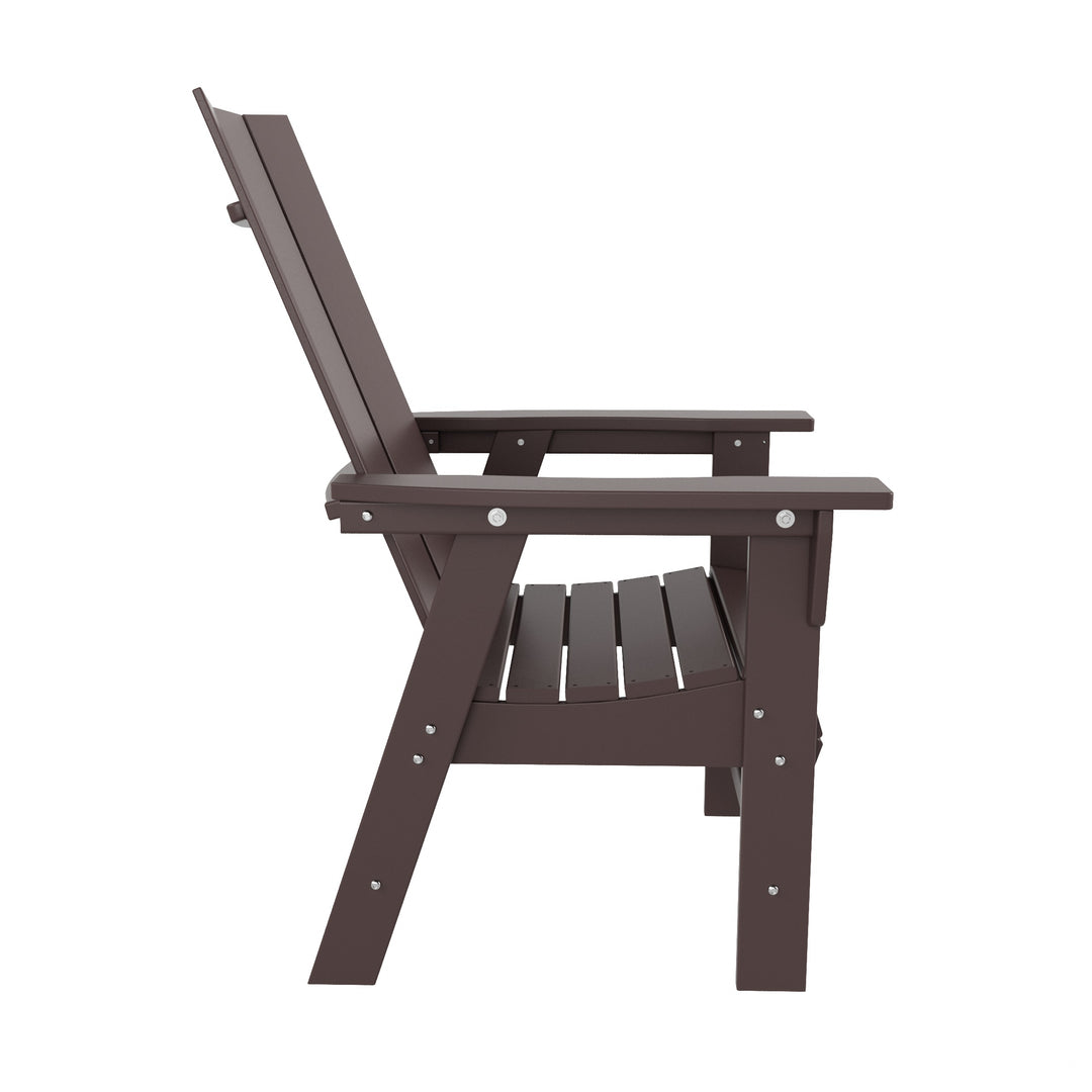 Ashore Outdoor Patio Modern Adirondack Dining Chair