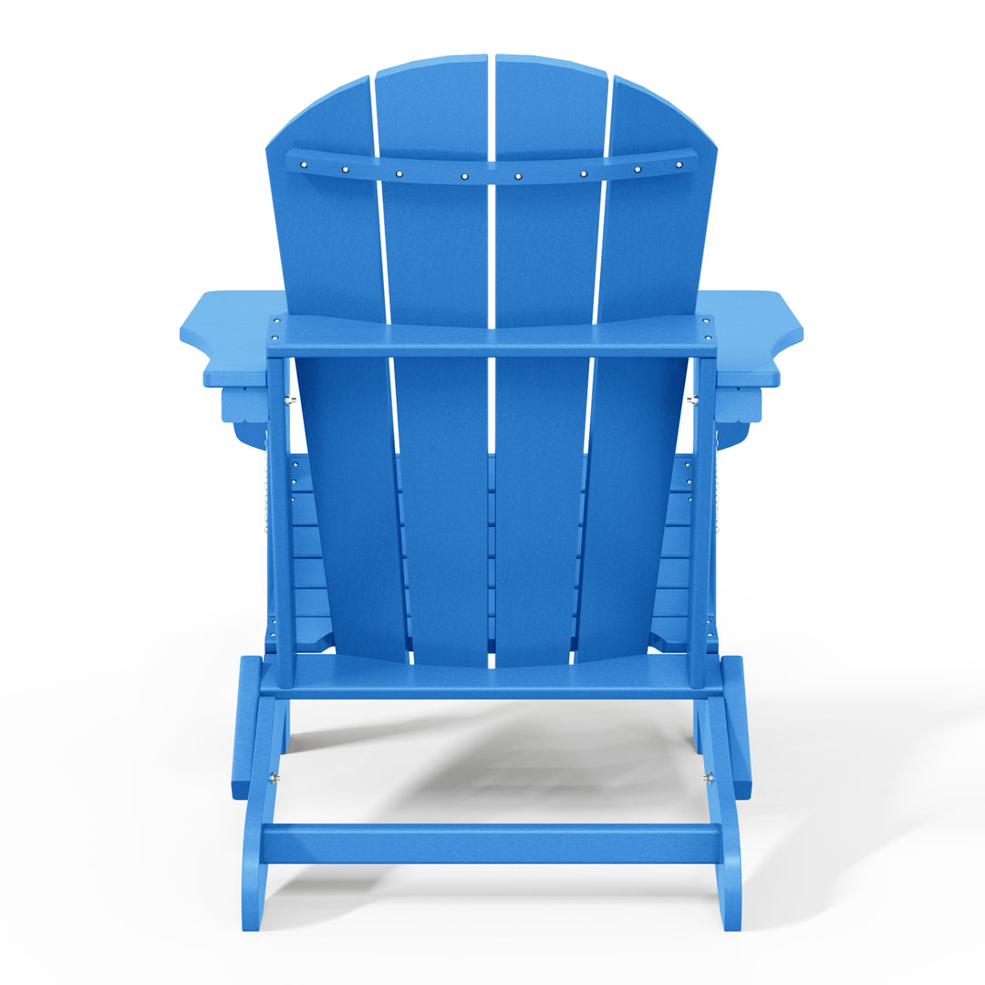 Malibu 3-Piece set Outdoor / Patio Poly Adirondack chair set with a side table ( 2 seater )