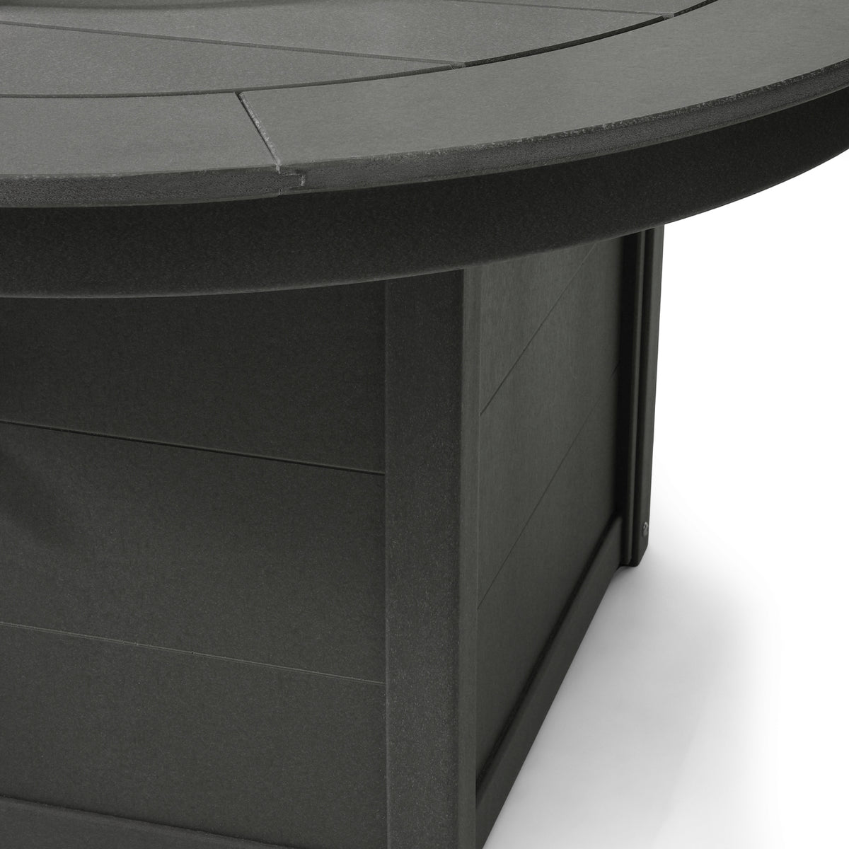 Helios 47" Modern Outdoor 55,000 BTU Patio Propane Round Fire Pit Table