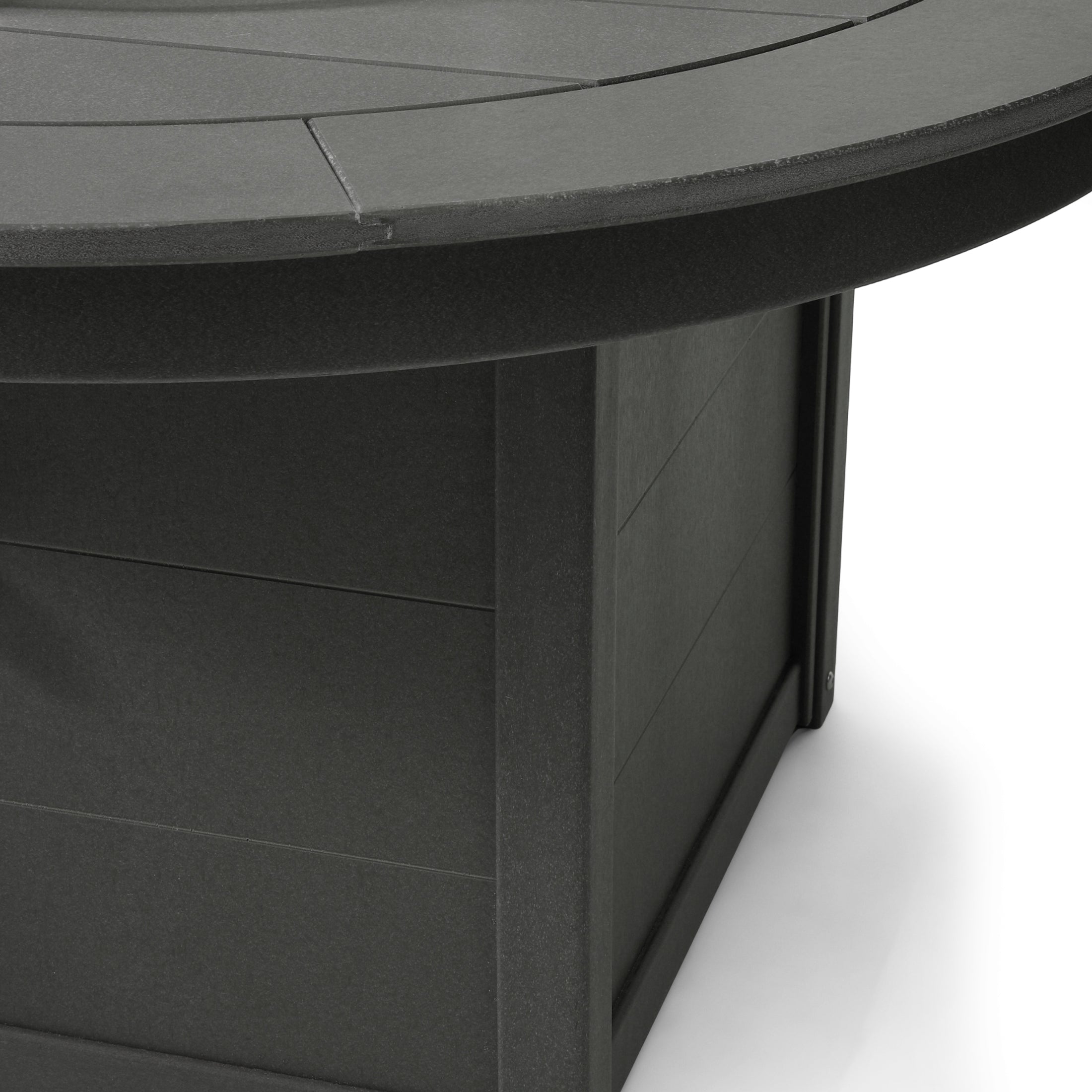 Helios 47" Modern Outdoor 55,000 BTU Patio Propane Round Fire Pit Table