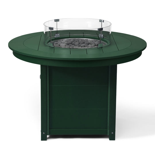 Helios 47" Modern Outdoor Patio Propane Gas Round Fire Pit Table