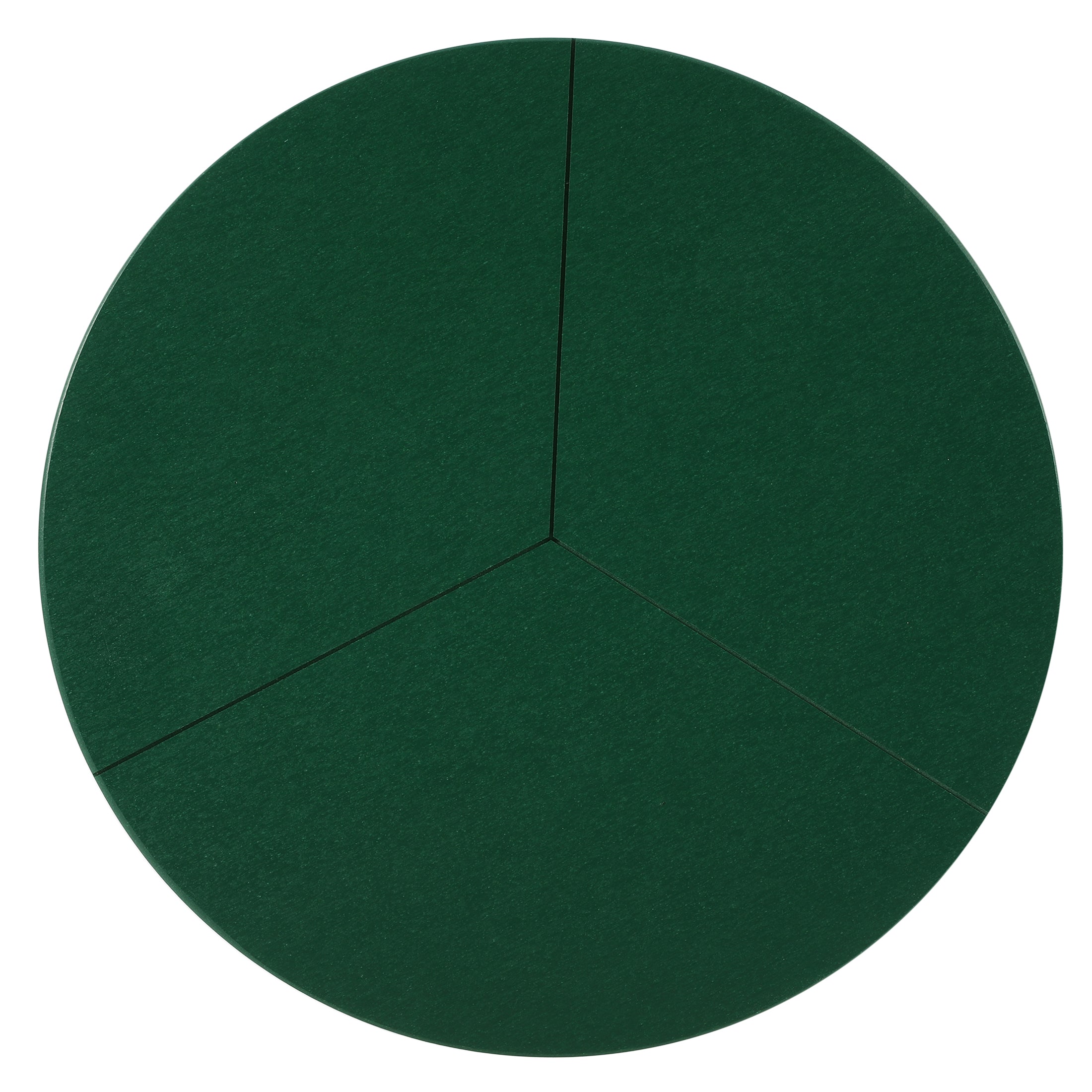 Pacifica HDPE Plastic Outdoor Round Adirondack Patio Side Table