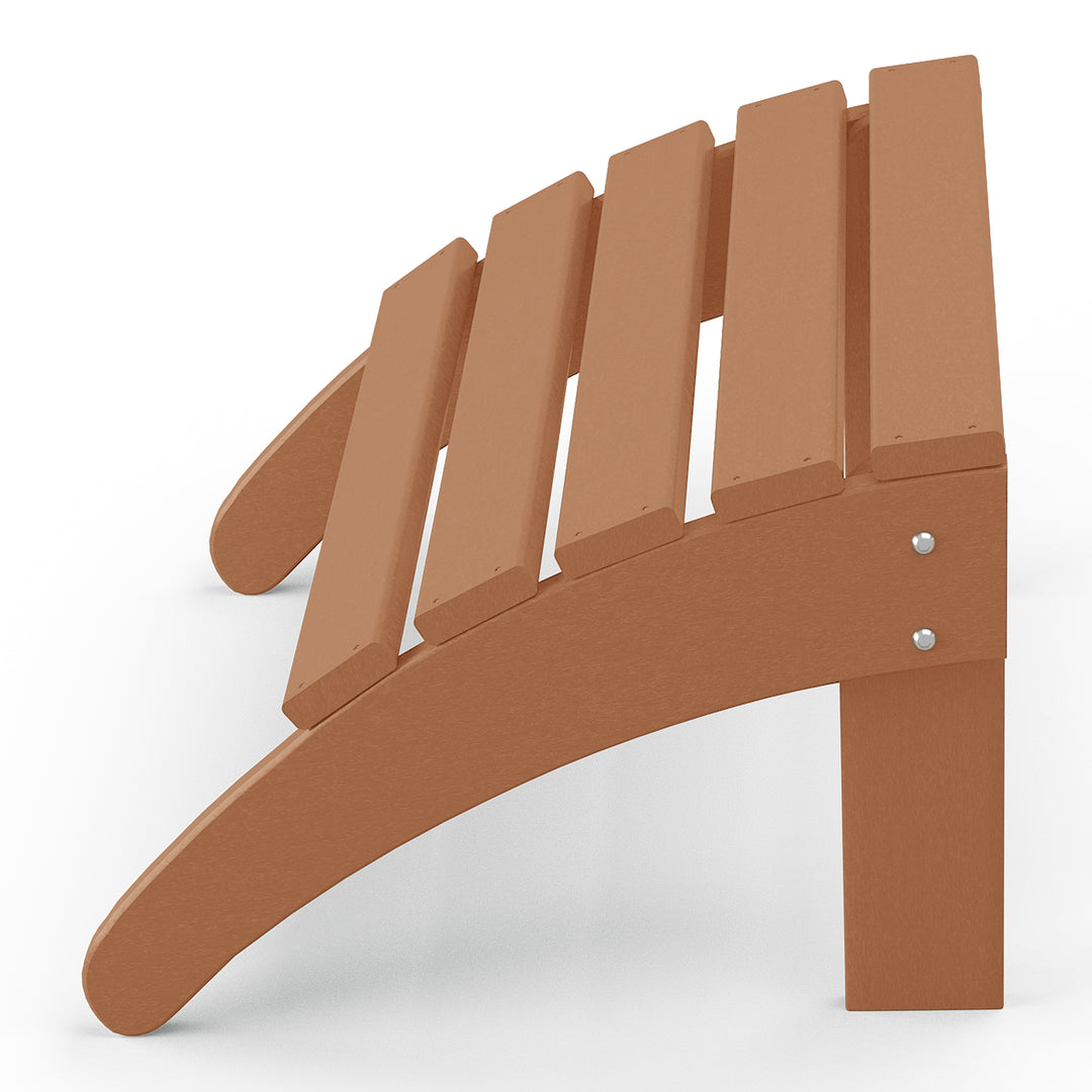 Malibu Outdoor folding ottoman for Adirondack chair