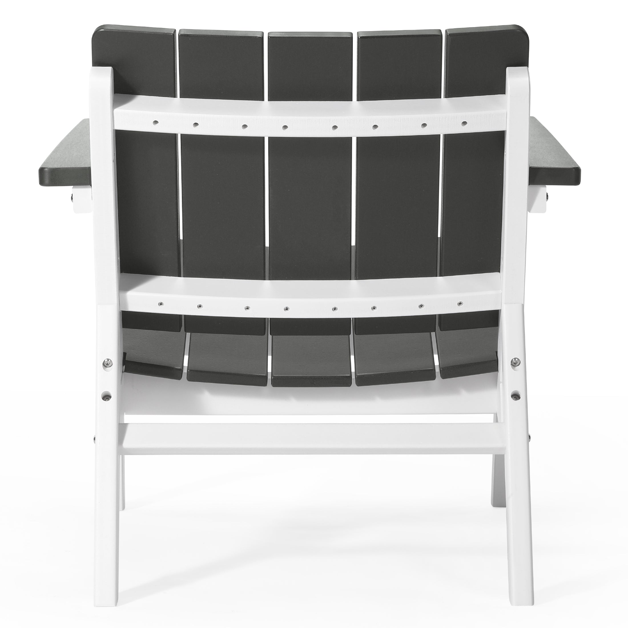 Pacifica 3-Piece Outdoor HDPE Conversation Set with Deep Seating Chairs and Round Side Table