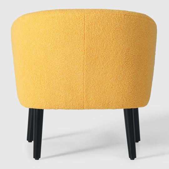 Alexandria 29" Wide Mid Century Modern Club Barrel Accent Armchair