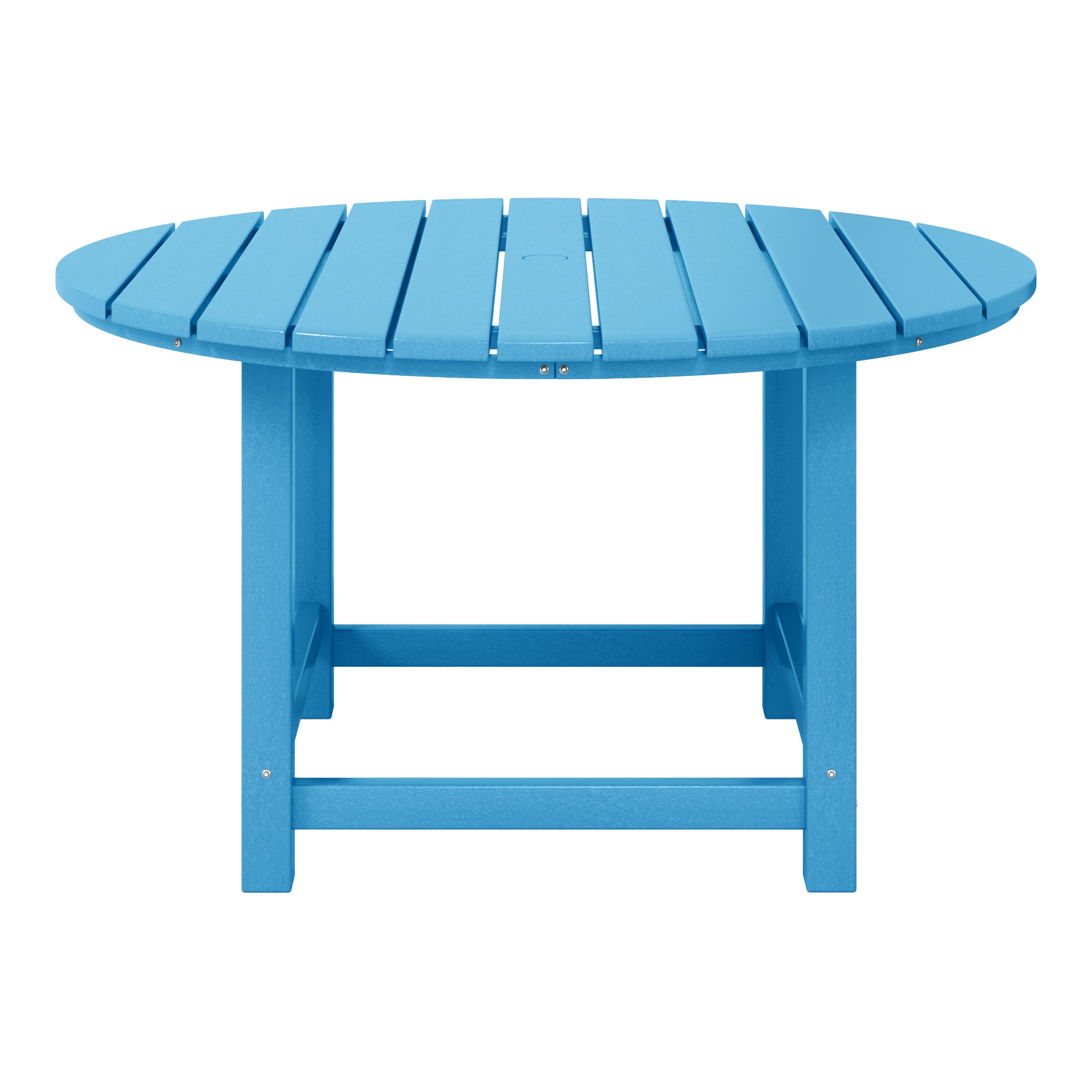 Malibu Kids Outdoor Patio Furniture HDPE 38" Wide Round Dining Table