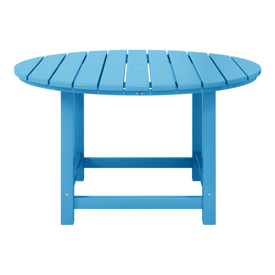 Malibu Kids Outdoor Patio Furniture HDPE Round Dining Table