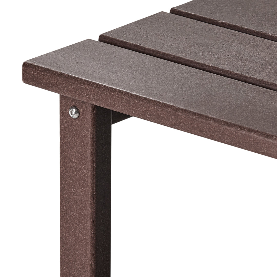 Malibu 14" square outdoor Side table for Adirondack chair