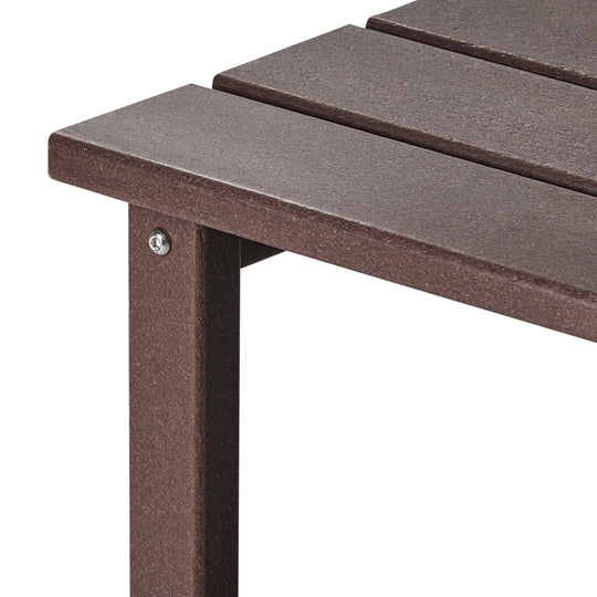 Malibu 14" square outdoor Side table for Adirondack chair