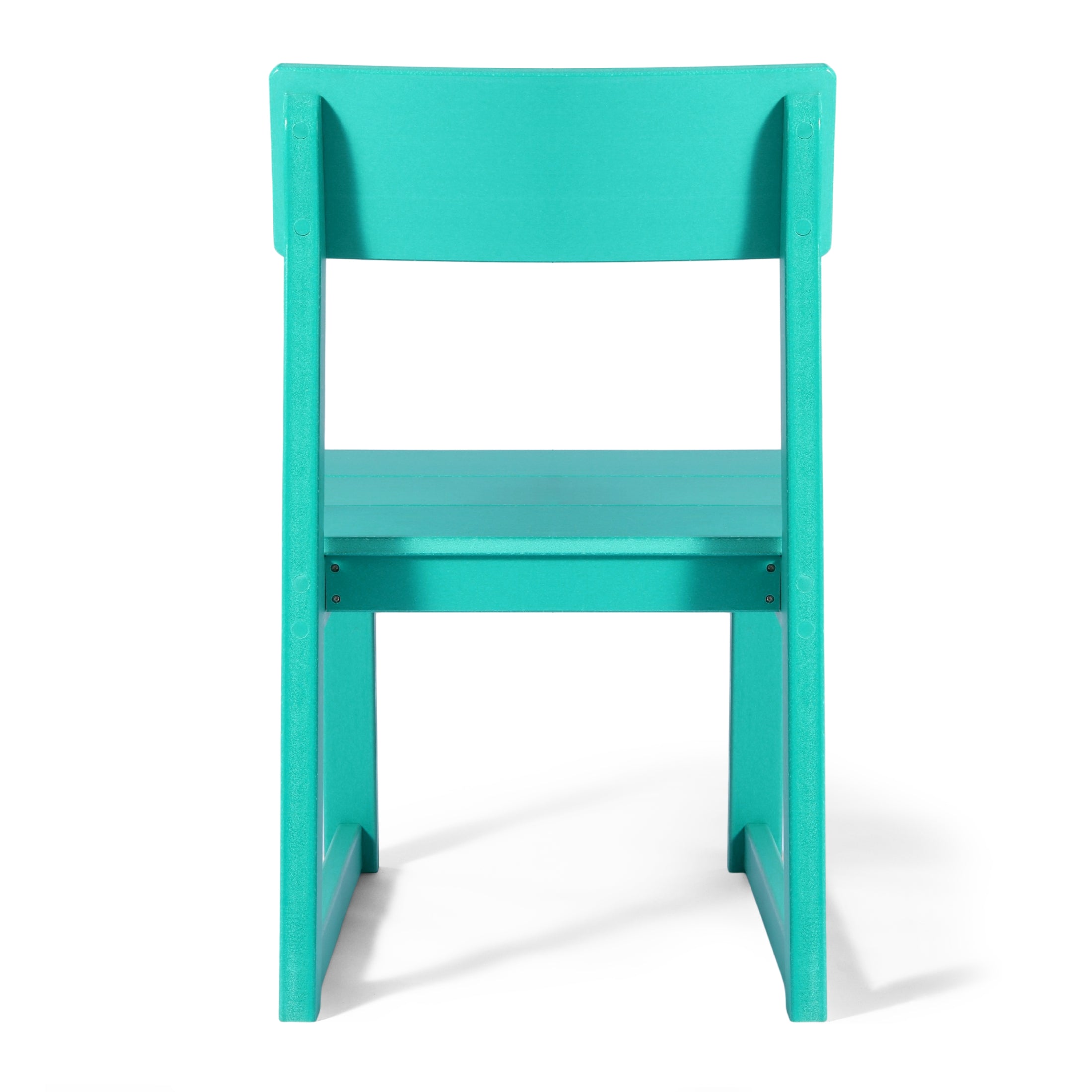Paloma Modern HDPE Outdoor Armless Patio Dining Chairs (Set of 2)