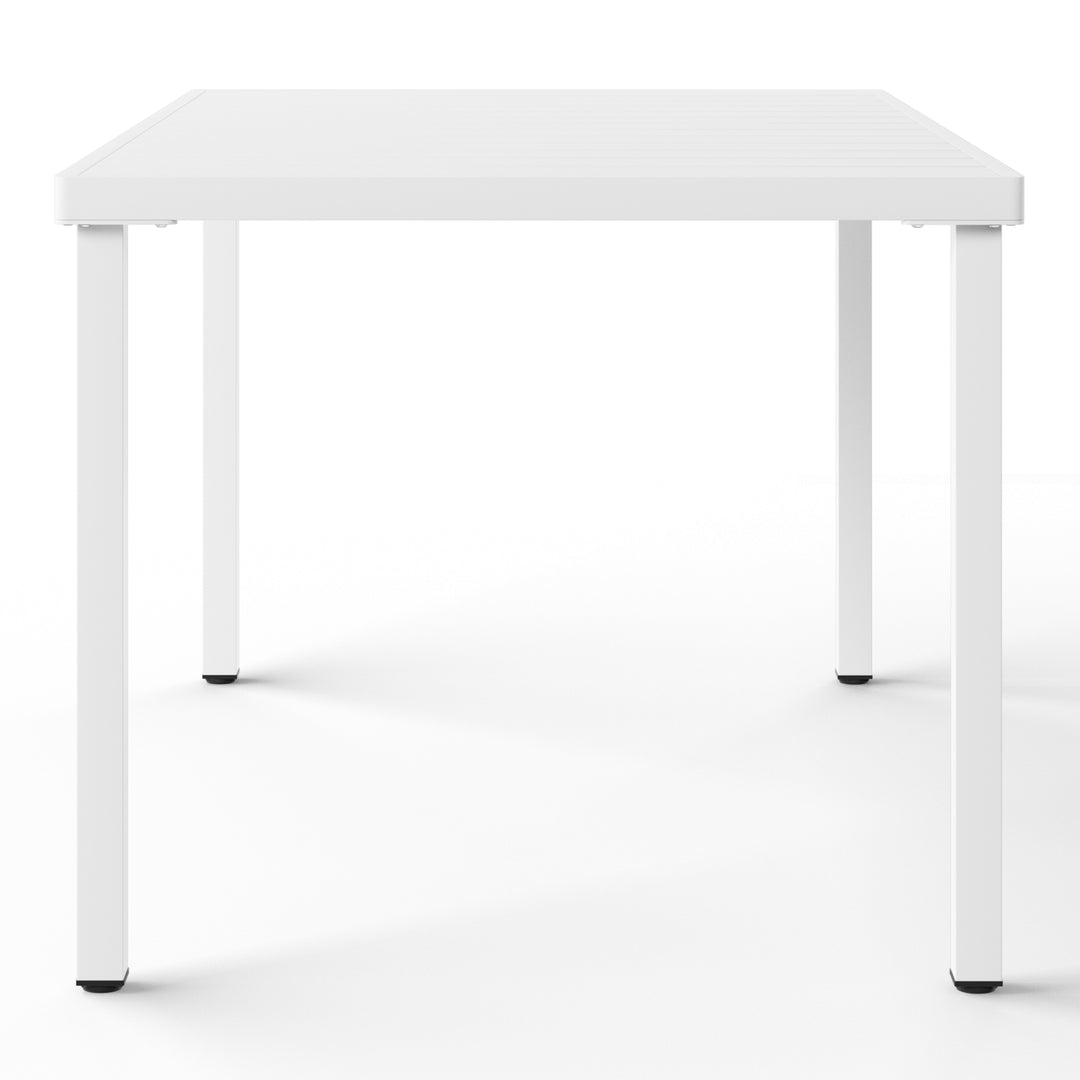 Playa 59" Iron Metal Outdoor Rectangular Patio Dining Table For 6