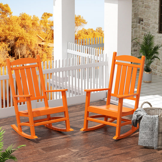 Malibu 2-Piece set Outdoor / Patio rocking chairs ( 2 seater )