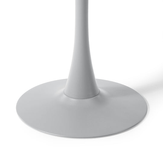 Playa 23.5" Round Outdoor Indoor Metal Cocktail Dining Table