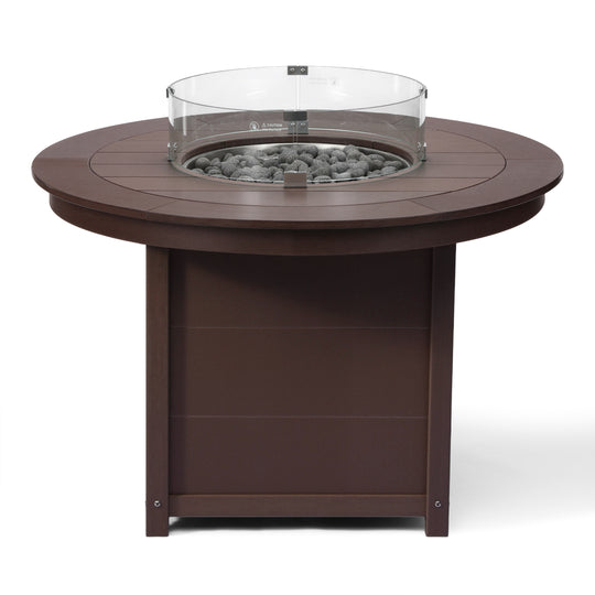 Helios 47" Modern Outdoor Patio Propane Gas Round Fire Pit Table
