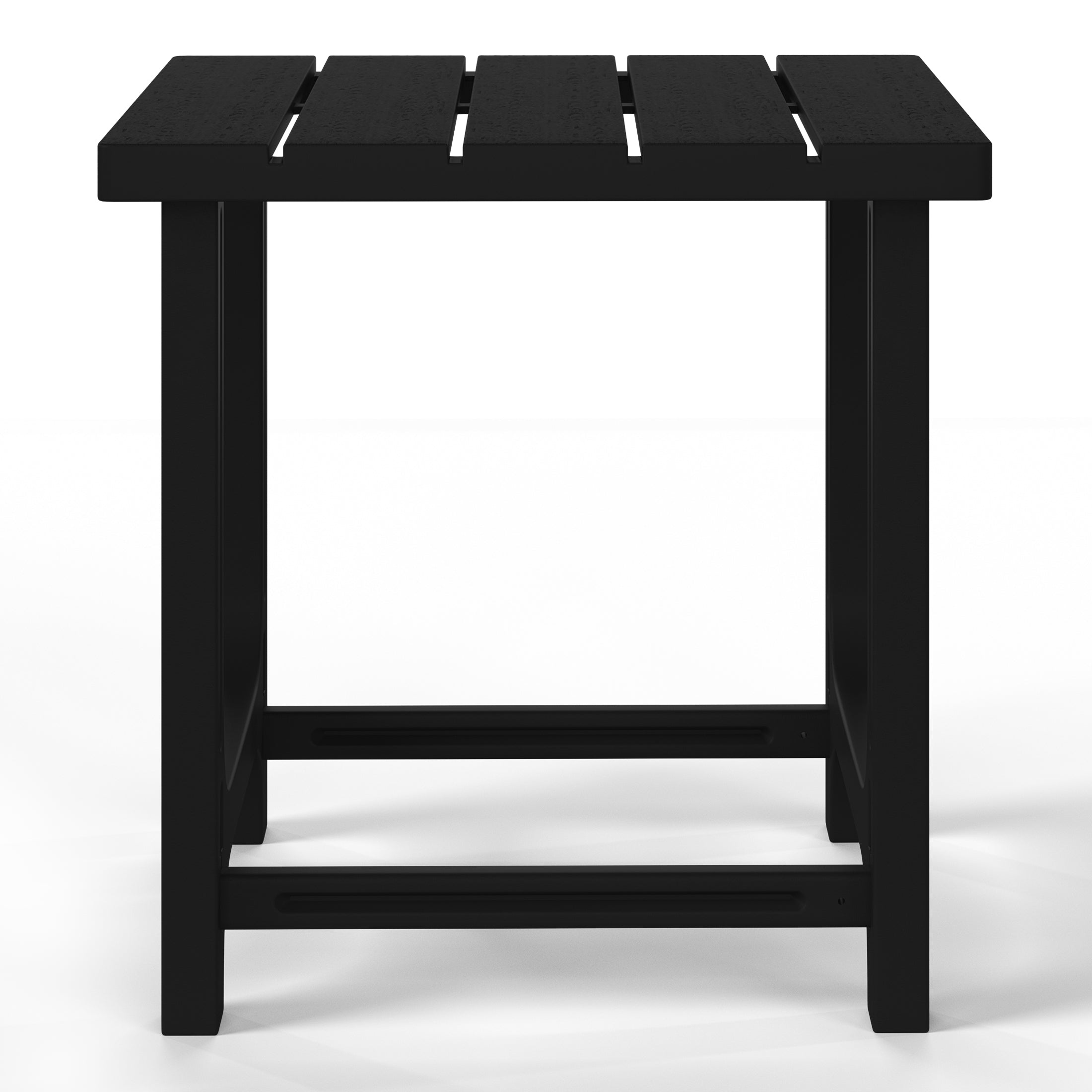 Azura Outdoor 18" HDPE Square Adirondack Patio Side Table