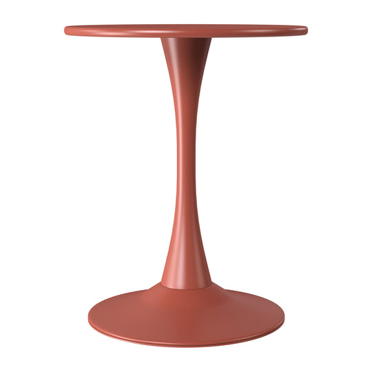 Playa 23.5" Round Outdoor Indoor Metal Cocktail Dining Table